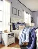 Ashley Furniture B331B6 Bellaby - Queen Crossbuck Panel Bed - Whitewash