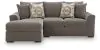 Ashley Furniture PC86205S4 Larson Levee - 2-Piece Sectional Sofa With LAF Corner Chaise - Espresso