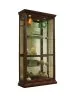 Pulaski Furniture 20542 PFC Curios - Lighted Sliding Door 4 Shelf Curio Cabinet - Cherry Brown