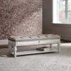 Liberty Furniture 244-BR47 Magnolia Manor - Bed Bench - Antique White