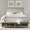 Liberty Furniture 457-BR-KSB Ivy Hollow - King Storage Bed - Weathered Linen / Dusty Taupe