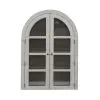 Liberty Furniture 237-CH4490 River Place - Curio Hutch - Riverstone White & Tobacco