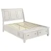 CoasterEssence 201309Q-S5 Sandy Beach - 5 Piece Queen Bedroom Set - Cream White