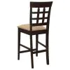 CoasterEveryday 100438-S5 Gabriel - 5 Piece Counter Height Dining Set - Cappuccino