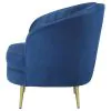 CoasterEssence 506863 Sophia - Upholstered Channel Tufted Barrel Accent Chair - Blue