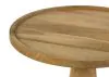CoasterEssence 915105 Ixia - Round Solid Mango Wood Accent Side Table - Natural