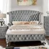 Furniture of America CM7150Q-BED Alzir - Queen Bed - Gray