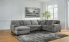 Benchcraft® 32402S1 Benchcraft® 32402S1 Birkdale Court - 3-Piece Sectional With Laf Corner Chaise - Gray