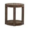 Liberty Furniture 449-OT1022 Liberty Furniture 449-OT1022 Broadmore - Round Chairside Table - Cobblestone Brown