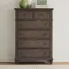 Liberty Furniture 104G-BR41 Liberty Furniture 104G-BR41 Twin Lakes - 5 Drawer Chest - Gray