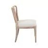 Liberty Furniture 611-C9501S Sheridan Pointe - Shaped Corded Back Side Chair - Vintage Natural