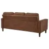 Coaster Fine Furniture 509971 Bowen II - Fabric Upholstered Track Arm Sofa - Rust