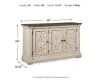 Ashley Furniture D647-60 Bolanburg - Dining Room Server - Beige
