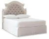 Ashley Furniture B743-87 Realyn - Full UPH Panel Headboard - Chipped White