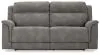 Ashley Furniture 5930147 Next-Gen Durapella - 2 Seat Power Reclining Sofa Adj Hdrest - Slate