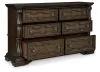 Ashley Furniture B947-31 Maylee - Dresser - Dark Brown