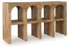 Ashley Furniture A4000664 Luzmanacy - Console Sofa Table - Natural Brown