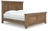 Ashley Furniture PCB779B6 Ashley Furniture PCB779B6 Feddinger - King Panel Bed - Medium Brown