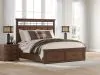 Ashley Furniture B849B4 Taffenbrook - King Panel Storage Bed - Medium Brown