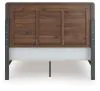 Ashley Furniture PCB386B2 Ashley Furniture PCB386B2 Fortlorn - Queen Panel Bed - Walnut Brown