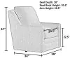 Jackson Furniture Industries 447021-2199/28 Zeller - Swivel Chair - Sandstone
