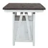 Liberty Furniture 139WH-GT3660 Farmhouse - Gathering Table - Two Tone White / Wood Tone