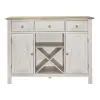 Liberty Furniture 62WH-SR4836 Liberty Furniture 62WH-SR4836 Lindsey Farm - Server - Weathered White & Sandstone