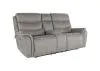 New Classic U092-25P2-GRY Kamari - Console Loveseat With Power Headrest & Footrest - Gray