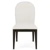 Riverside Furniture 27157 Lydia - Curved Upholstered Side Chair (Set of 2) - White