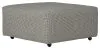 Jackson Furniture Industries 18012-2534/58 Jackson Furniture Industries 18012-2534/58 Searsport - Castered Cocktail Ottoman - Charcoal / Dark Gray