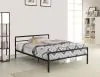CoasterEssence 300279F Fisher - Metal Full Open Frame Bed - Gunmetal