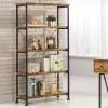 CoasterEveryday 801542 Analiese - 4-Shelf Bookshelf - Rustic Nutmeg