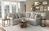 Jackson Furniture Industries 3345/62/42-26 Jackson Furniture Industries 3345/62/42-26 Livingston - 2 Piece Sectional With Comfort Coil Seating And 9 Accent Pillows Included - Linen