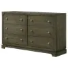 Coaster Fine Furniture 224933 Gran Park - 6-Drawer Dresser Cabinet - Dark Cocoa