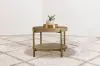 Coaster Fine Furniture 706187 Arini - Round End Side Table With Storage Shelf - Sand Wash