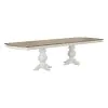 Liberty Furniture 244-DR-2PS Magnolia Manor - Double Pedestal Table - Antique White