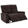 Coaster Fine Furniture 609572 Navarro - Chenille Upholstered Reclining Loveseat - Dark Brown