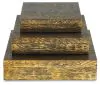 Ashley Furniture A2000490 Keldy - Box Set (Set of 3) - Antique Brass Finish