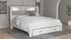 Ashley Furniture B2640/31/36/56S/69/95/B100-14 Ashley Furniture B2640/31/36/56S/69/95/B100-14 Altyra - King Upholstered Bookcase Bed With Storage - 6 Pc. - Dresser, Mirror, King Bed - White