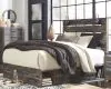 Ashley Furniture B211/31/36/57/54/160/B100-13/92(2) Ashley Furniture B211/31/36/57/54/160/B100-13/92(2) Drystan - 8 Pc. - Dresser, Mirror, Queen Panel Bed with 2 Side Drawers, 2 Nightstands - Brown / Beige