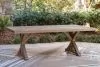 Ashley Furniture PCP790-625 Laguna Heights - Rectangular Dining Table With Umbrella Option - Beige