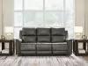 Ashley Furniture PCU1200015 Bleckley - Power Reclining Sofa With Adjustable Headrest - Anchor