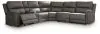 Ashley Furniture PCU12000S5 Ashley Furniture PCU12000S5 Bleckley - 6-Piece Power Reclining Sectional With LAF And RAF Recliners - Anchor