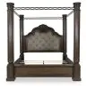 Ashley Furniture B947B11 Ashley Furniture B947B11 Maylee - California King Canopy Bed - Dark Brown