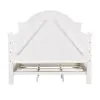 Liberty Furniture 244-BR-QUB Liberty Furniture 244-BR-QUB Magnolia Manor - Queen Upholstered Bed With Upholstered Footboard - Antique White