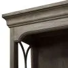 Liberty Furniture 412-HO131 Simply Elegant - Credenza Hutch - Heathered Taupe