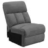 CoasterEssence 609541 Bahrain - Upholstered Motion Sofa - Charcoal