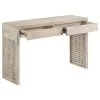CoasterEssence 959543 Rickman - 2-Drawer Wood Entryway Console Table - White Washed