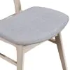 New Classic D1651W-20 New Classic D1651W-20 Oscar - Wood Back Chair (Set of 2) - White Ash