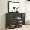 New Classic 00-677B-DM New Classic 00-677B-DM Andover - Dresser & Mirror - Nutmeg